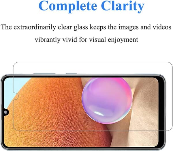 Hærdet glas til Samsung Galaxy A12 5G solid beskyttelse 2 stk.