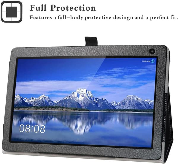 FUSION5 104Bv2 PRO ETUI SORT BESKYTTELSESLUK MED FLAP, SOLID
