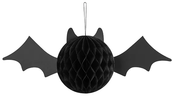 Halloween BAT-paperikoriste 45x17cm