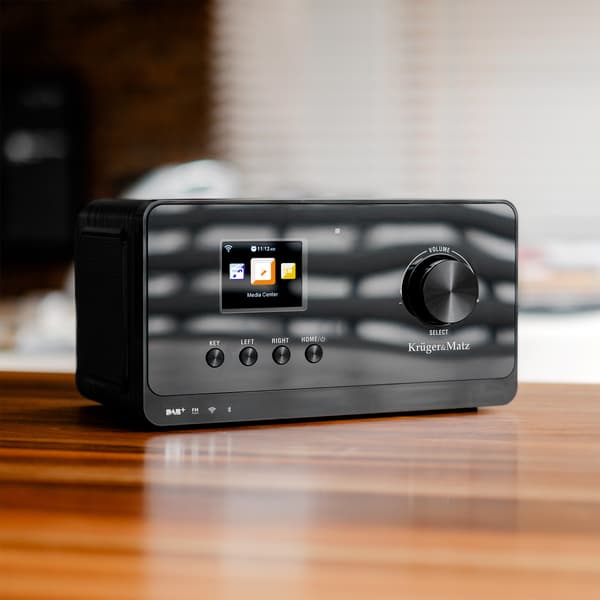 Internetradio Kruger&Matz langaton herätyskello Bluetooth FM DAB+
