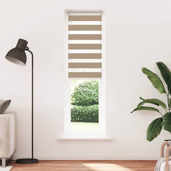 vidaXL Zebrarullgardin, 65x200 cm, Tygbredd 60,9 cm, Polyester