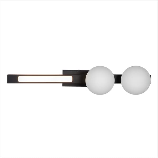 VÆGLAMPE MAGNET LED SORT ALU MILAGRO ML1138