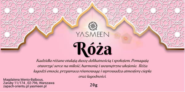 Yasmeen Tuhka Ruusu 20 g