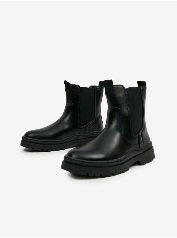 PEPE JEANS HERRE SLIPPESTØVLER I SORTE, 43 AWB