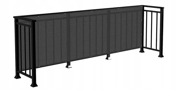 PARVEKETERASSIPEITE 95% PARVEKEMATTO VERKKO 1x5m HARMAA