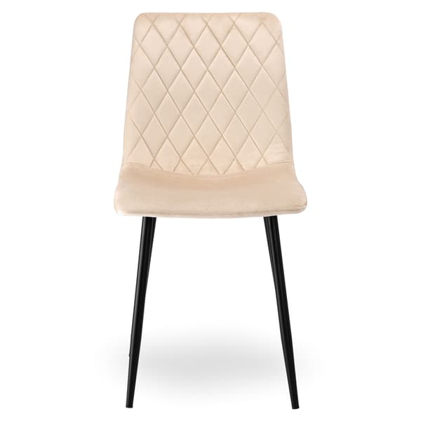 Dexter beige sammetsklädd fåtölj