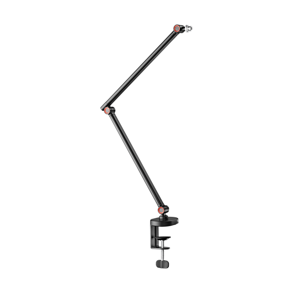 Cabletech mikrofonstativ skrivebordsholder med mikrofonautomatklemme og bom