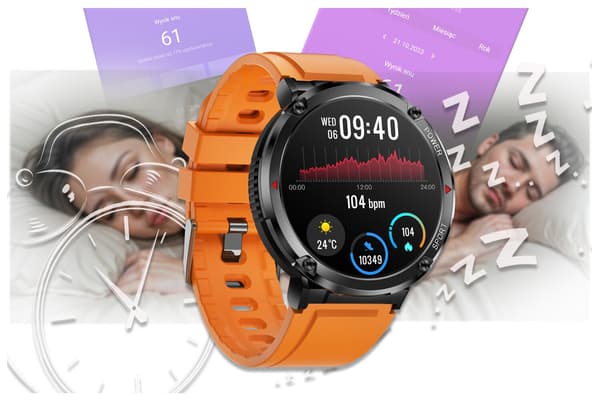 GRAVITY GT21-2 SMARTKLOCKA FÖR HERR – BLUETOOTH-SAMTAL, EXTRA ARMBAND (sg025b)