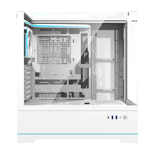 Darkflash DY450 PRO computerkabinet (hvid) + 1 blæser