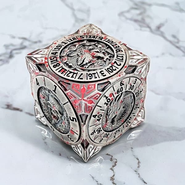 RPG terninger matte obsidian sæt med 7 krystalterninger