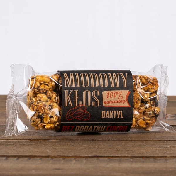 Bar Honningaks dadler mandler sesam ingefær 45g