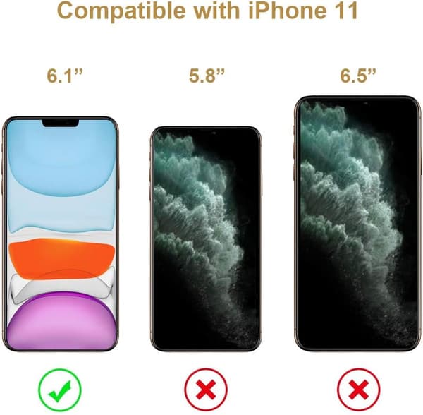 ETUI TIL APPLE IPHONE 11 SILIKONE FARVERIG LYSERØD MARMOR A2111