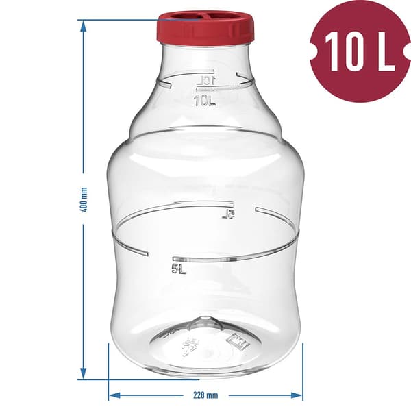 Let, brudsikker vindunk med stropper, 10L