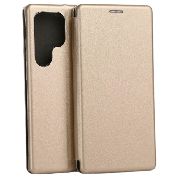 Beline Magnetiskt Bokfodral för Samsung S24Ultra S928 Guld