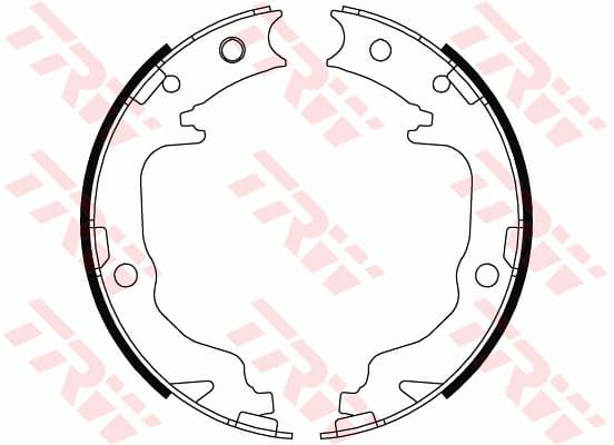 Bromsbackar GS8804 TRW