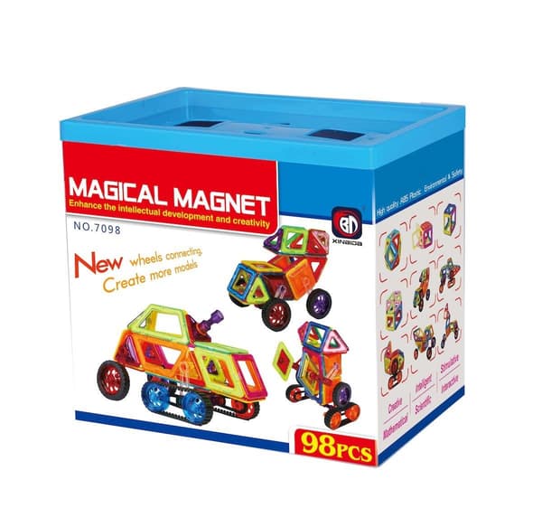Magisk magnet 98 stk. - Magnetiske klodser