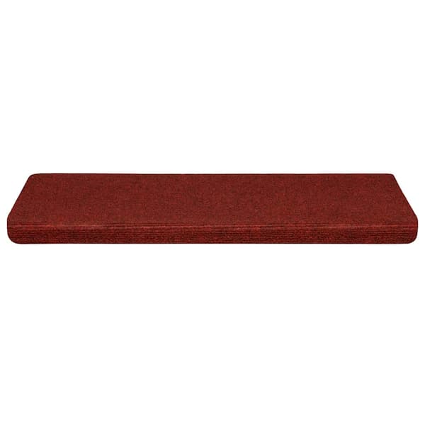 vidaXL selvklæbende trappemåtter 30 stk. røde 65x21x4 cm