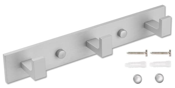 Loft Trio klädhängare, silver