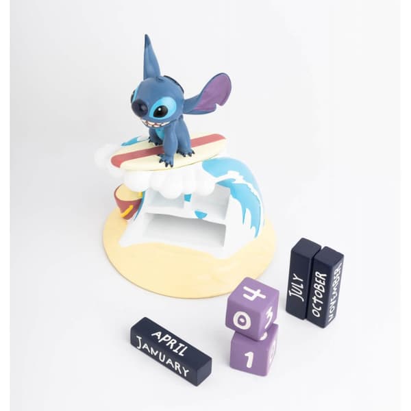 Disney Stitch - 3D-evighetskalender från Surfer-kollektionen