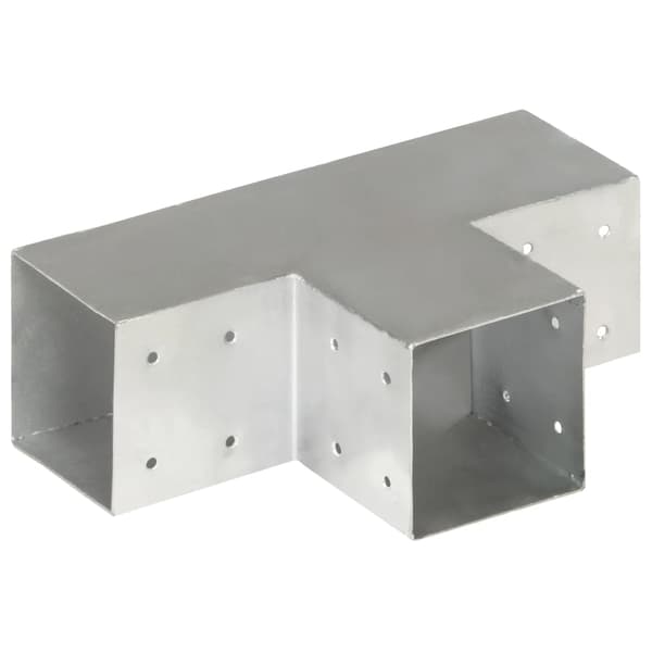 vidaXL T-koppling galvaniserad metall 101x101 mm