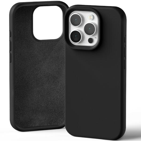 Mercury Silicone iPhone 16 Pro 6,3 cm sort/hvid