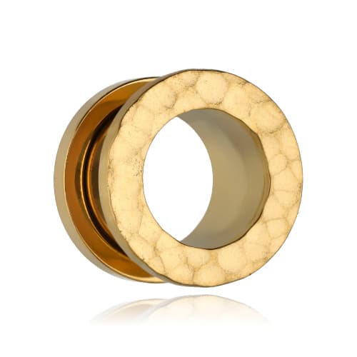 Dekorativ tunnel - guld - PT-075 8 mm
