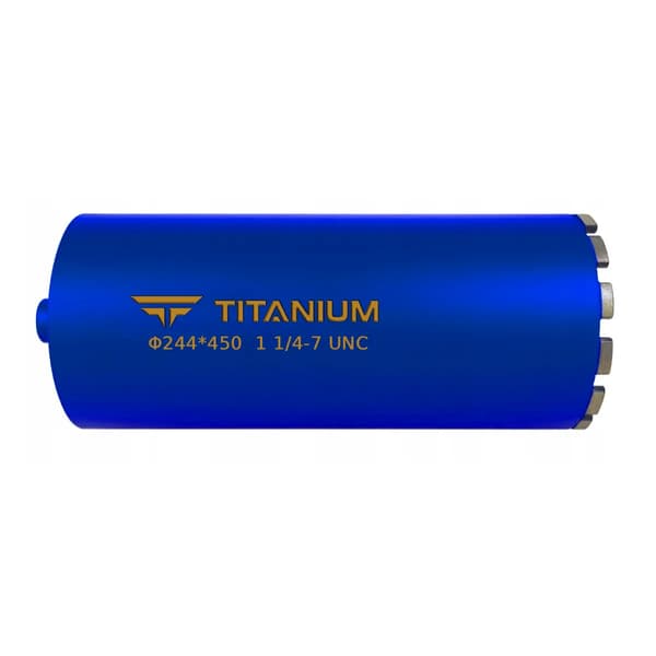 Diamant kernebor til beton 244mm 450mm titanium