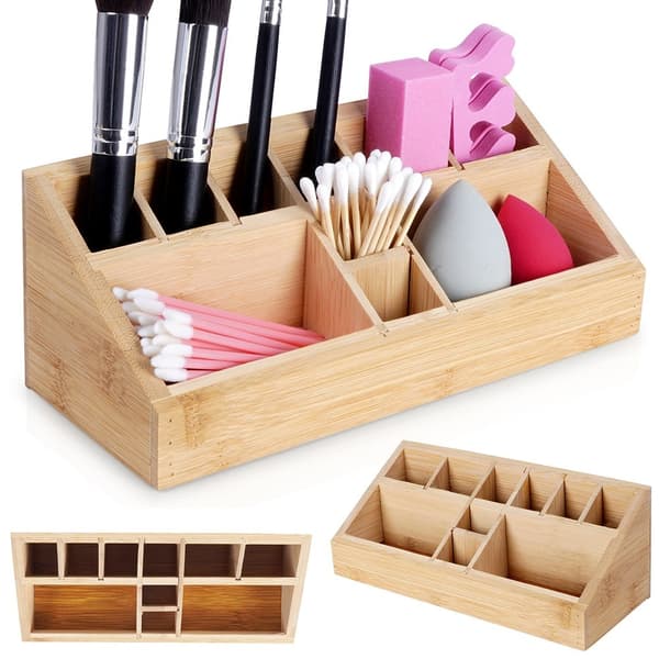 Bambus makeup organizer 23x9x8,5 cm