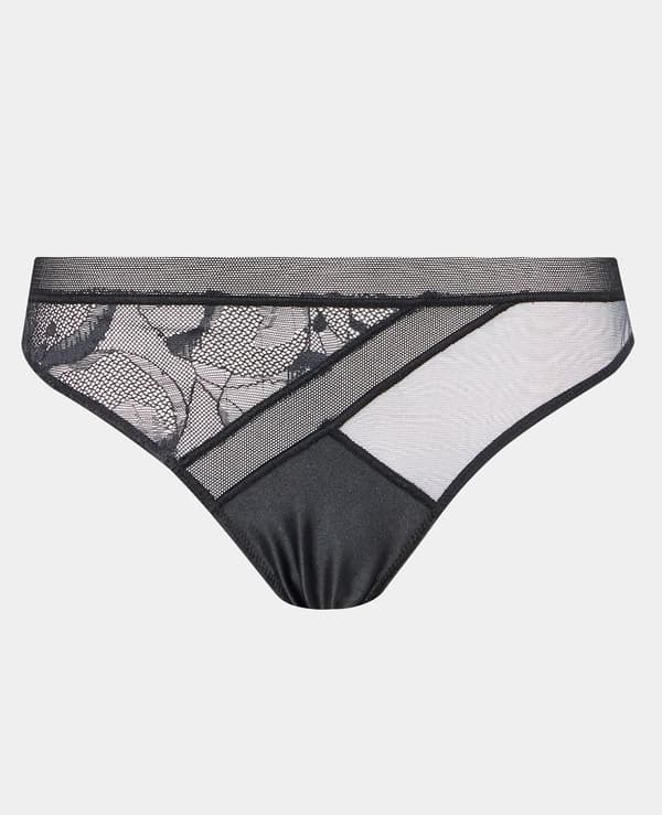 CALVIN KLEIN DAME BLONDETRUSSER SORT ENSFARVET S 2A1E5_B*
