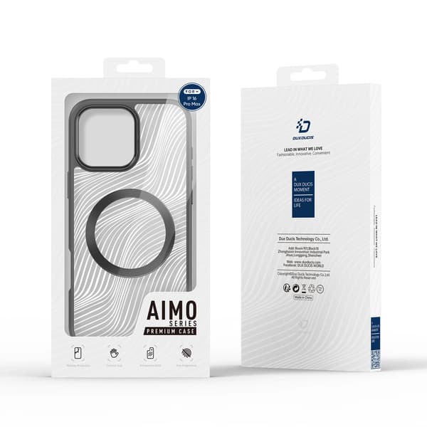 Dux Ducis Aimo Mag-etui med MagSafe til iPhone 16 Pro Max - Sort