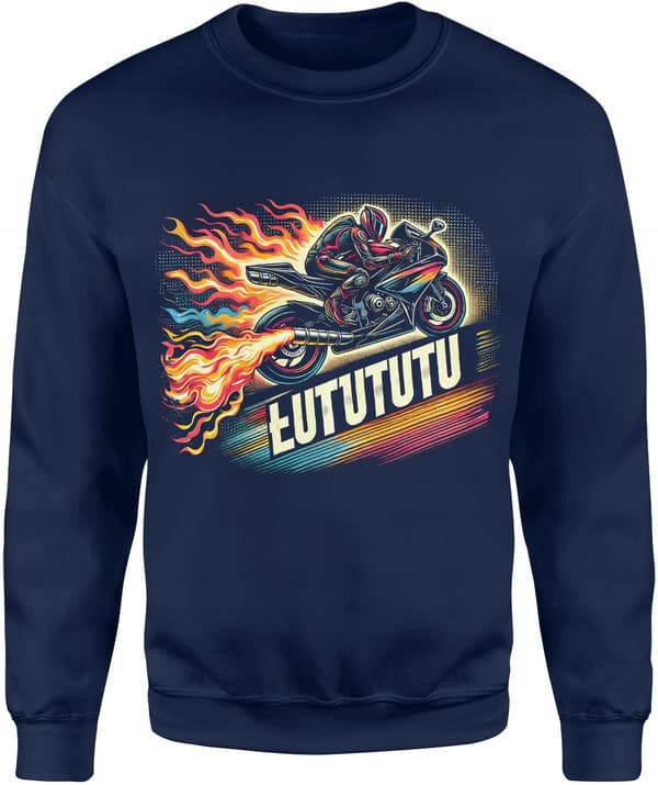 Motorcykelsweatshirt gaveidé til motorcykelløb
