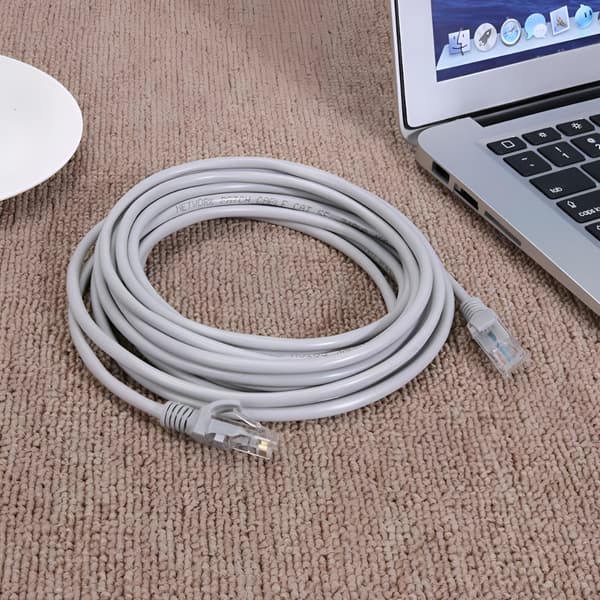Netværkskabel 5m CAT 5 5e twisted pair internetkabel RJ45 ethernet UTP