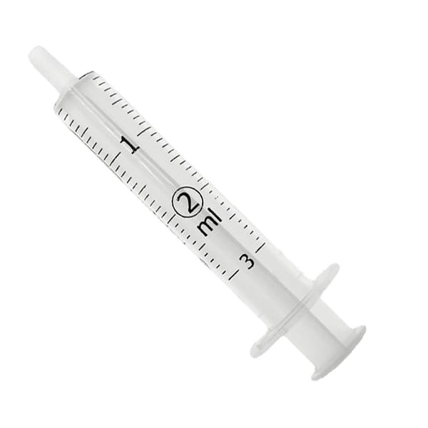 2 ml Luer todelt sprøjte LuxInject Margomed 100 stk.
