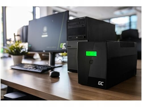 Green Cell UPS09 2000VA 1400W sort nødstrømsforsyning