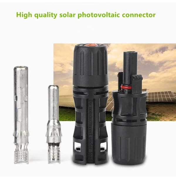 5x FOTOVOLTAISK PANELKONTAKTER MC4-KONTAKTER SOLPANEL 30A