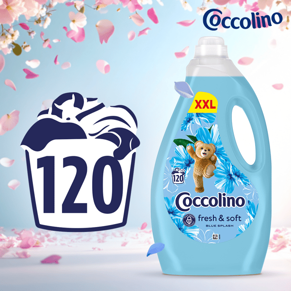 619892 Coccolino 3L Frisk&Blød Blå Splash
