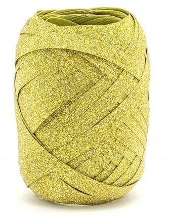 Kokongnauhaa glitterikultaa 10 m 1 kpl