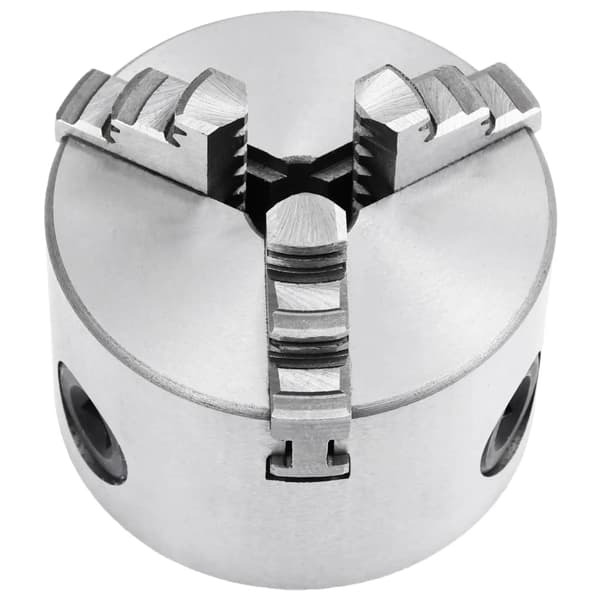 vidaXL Självcentrerande svarvchuck, 3 käftar, 80 mm, stål