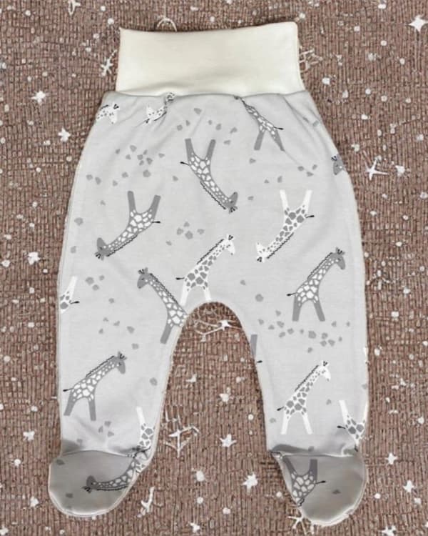 92 ÄRMAR, TRYCKFRI BARNShorts, 100 % BOMULL, GIRAFF