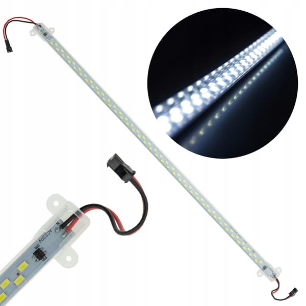 LED-möbellist 50 cm 6 W 230 V kallvit
