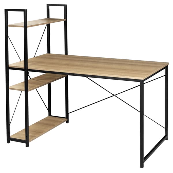Trosa Modern Oak industrielt loftsskrivebord