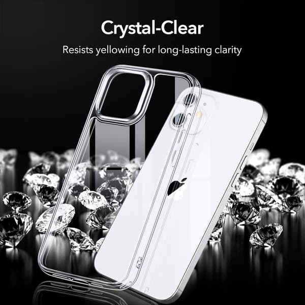 FODRAL TILL APPLE IPHONE 12 MINI KLART TRANSPARENT BAKSIDA A2176