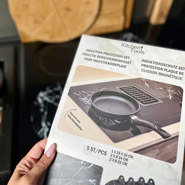 SILIKONSKYDDSMATTA FÖR MATLAGNING PÅ INDUKTION 5 ST.