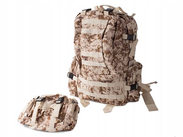 GAB Militär ryggsäck 45L brun