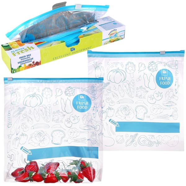 Ziplock-påsar för mat 3 liter 10 st