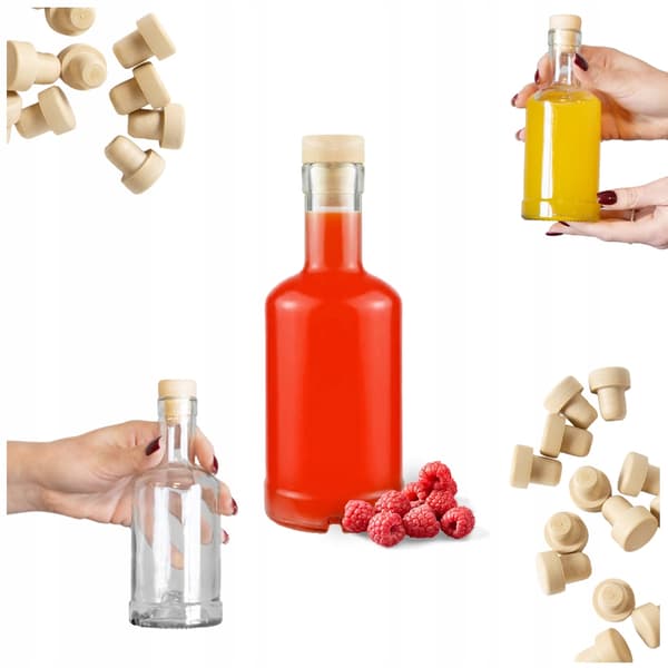 10x Presentflaskor Likör, Tinktur, Vin - SET Tadek Flaska 250ml