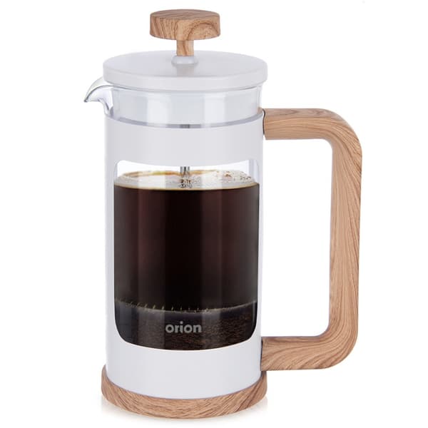 Presskanna i glas för kaffe och te WHITELINE 400 ml