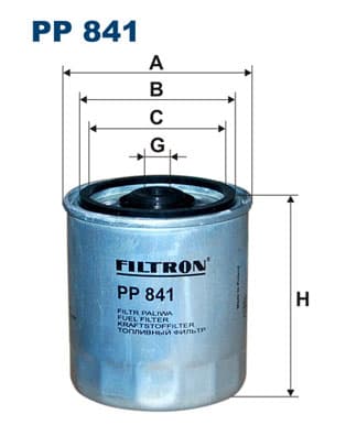 BRÆNDSTOFFILTER PP841 FILTRON