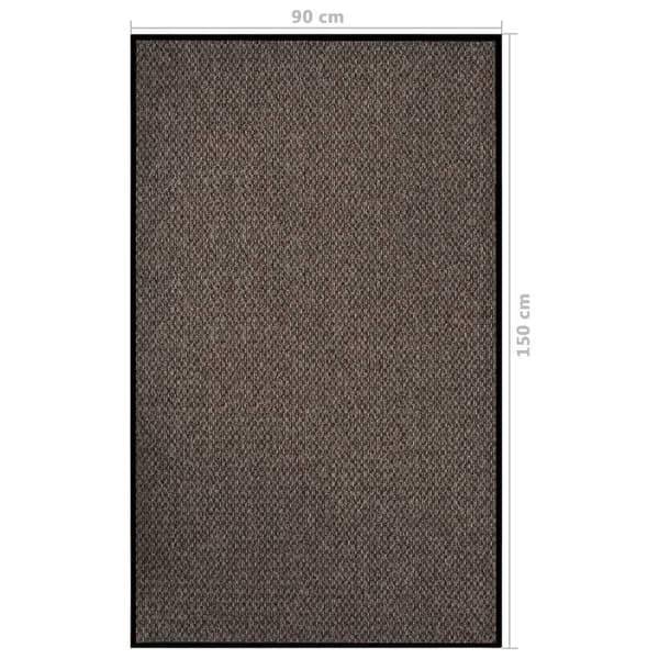 vidaXL dørmåtte, beige, 90x150 cm