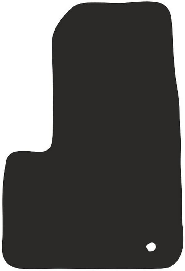 Polyamid gummierad förarmatta för Dodge Avenger sedan 2007-2015